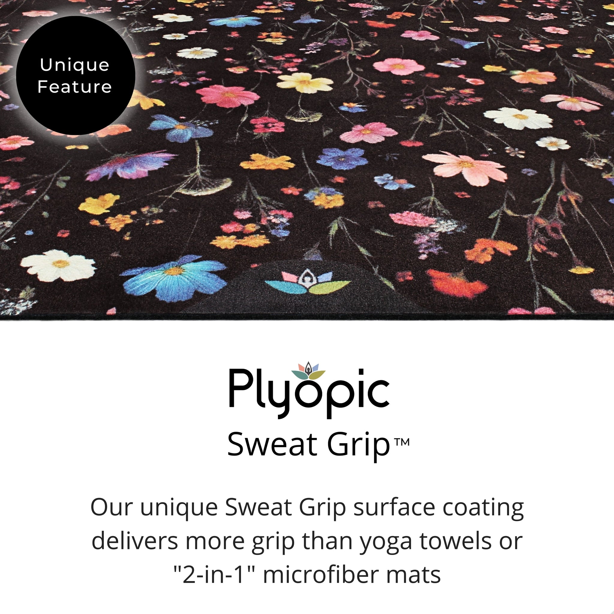 All In One Yoga Mat Floral Burst - Plyopic