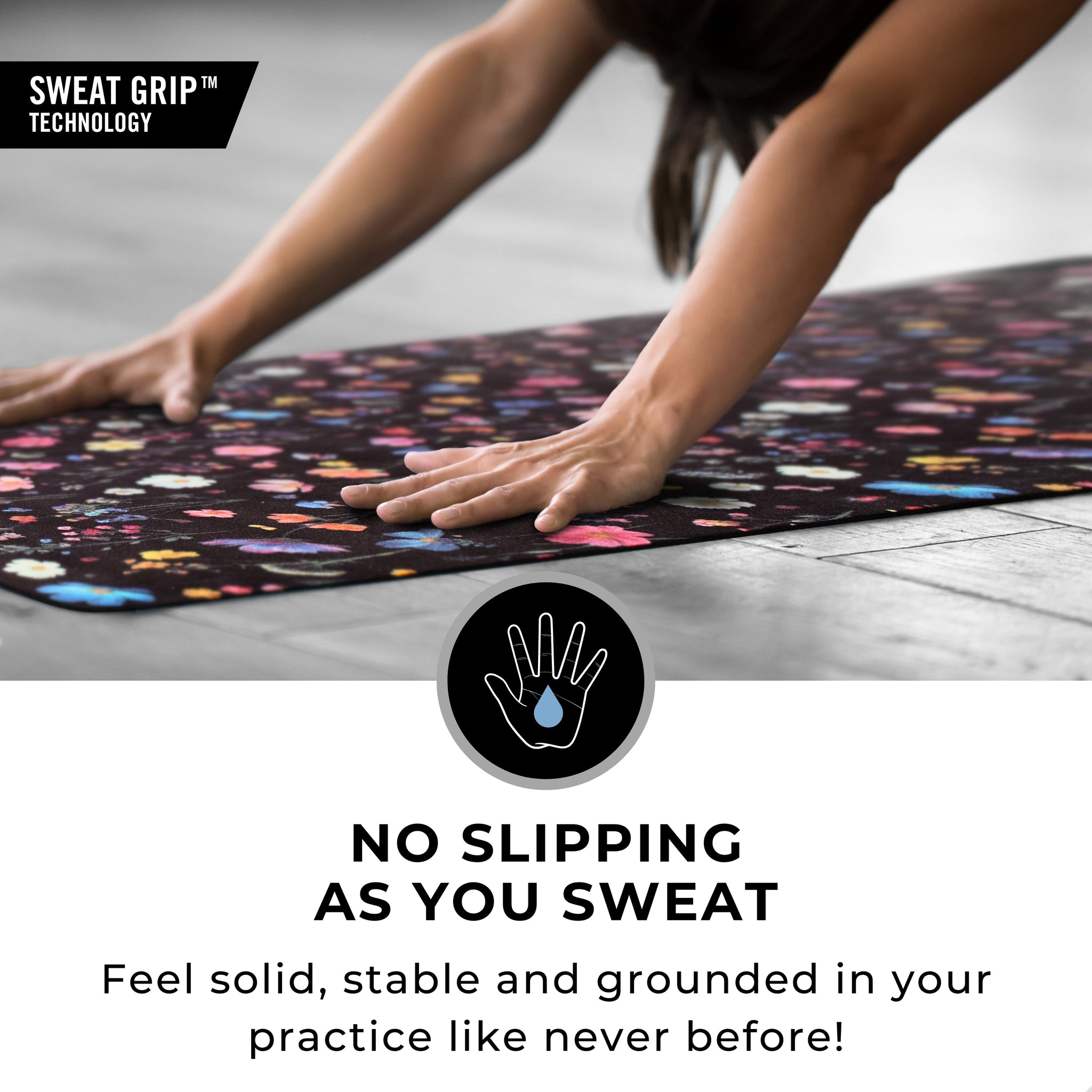 All In One Yoga Mat Floral Burst - Plyopic
