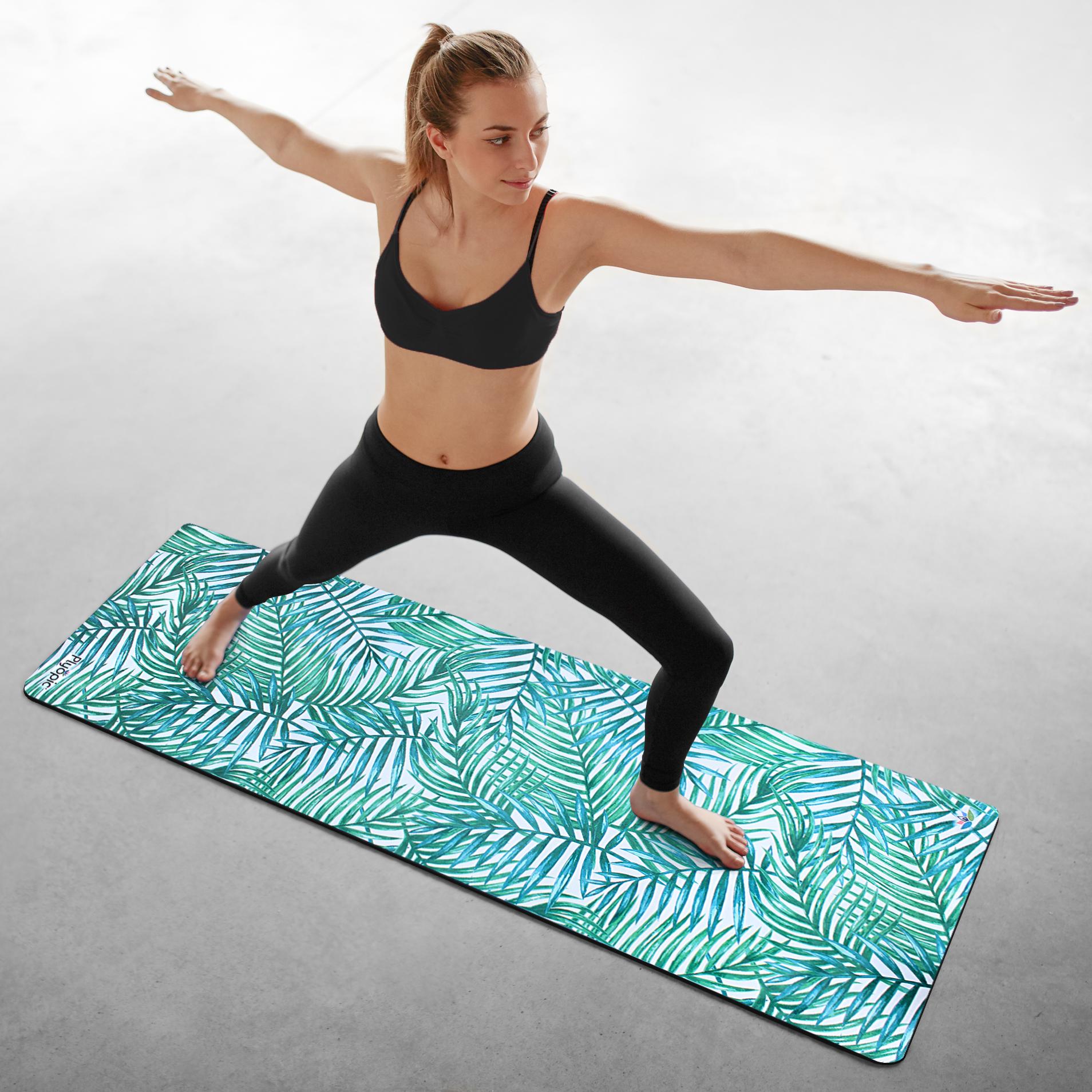 All In One Yoga Mat Paradise Palms - Plyopic