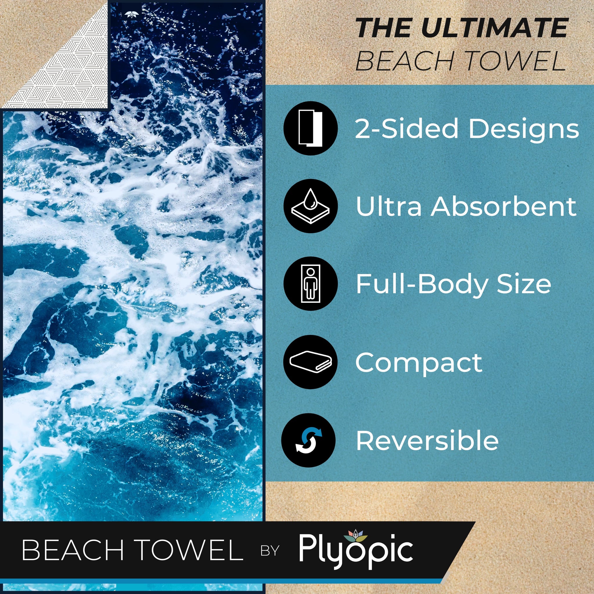 Beach Towel - Pacific - Plyopic