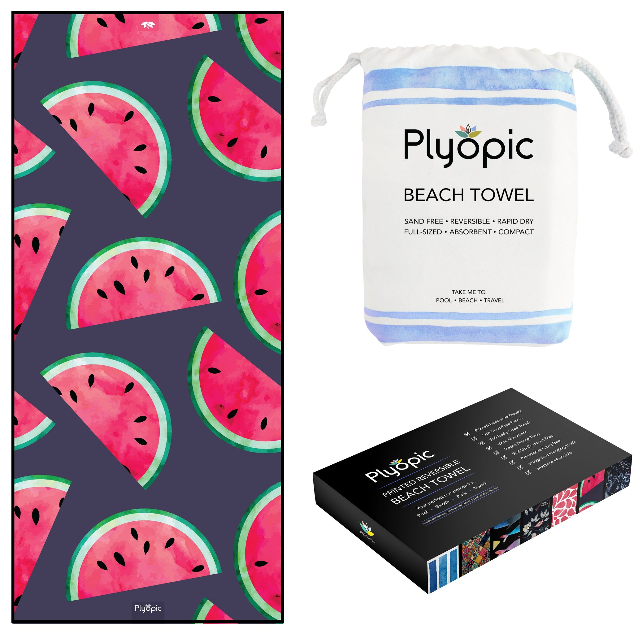 Beach Towel - Watermelon - Plyopic