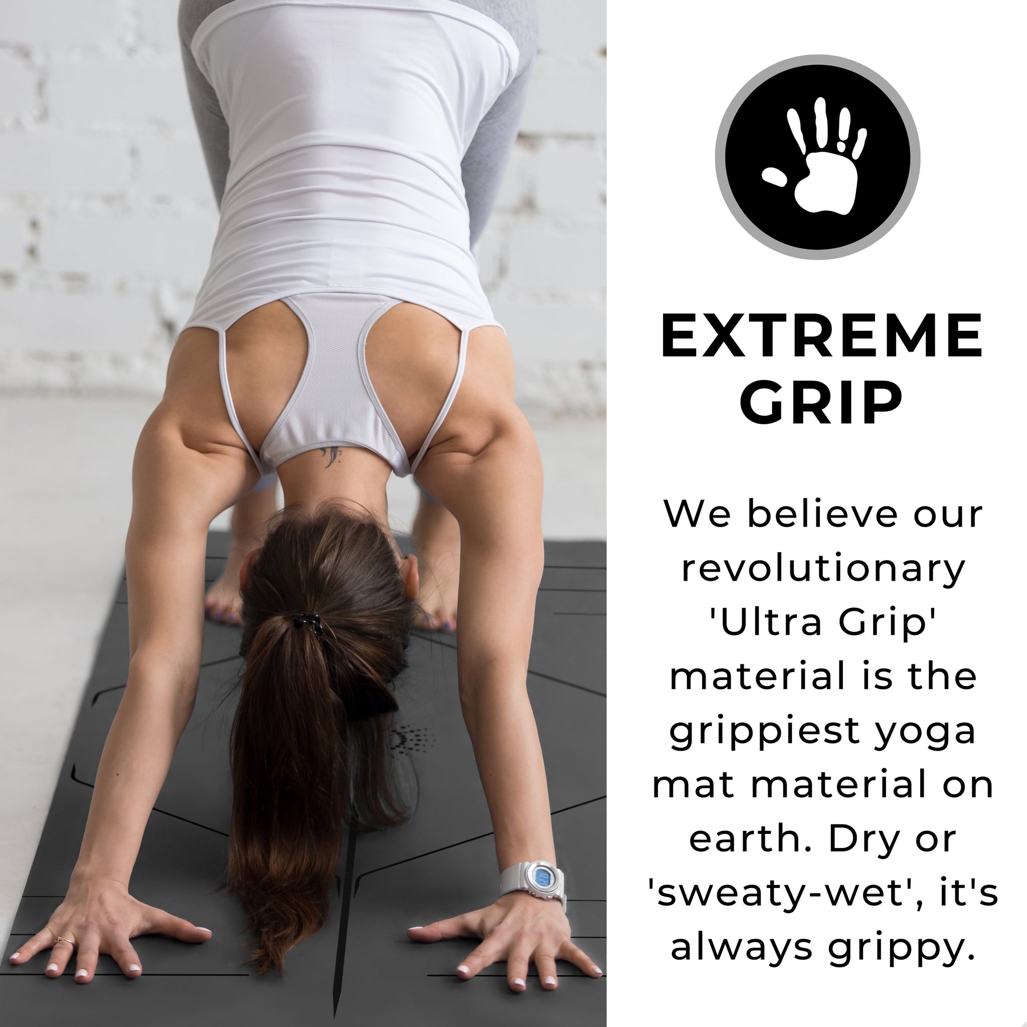 Ultra Grip Pro+ Yoga Mat - Blue - Plyopic