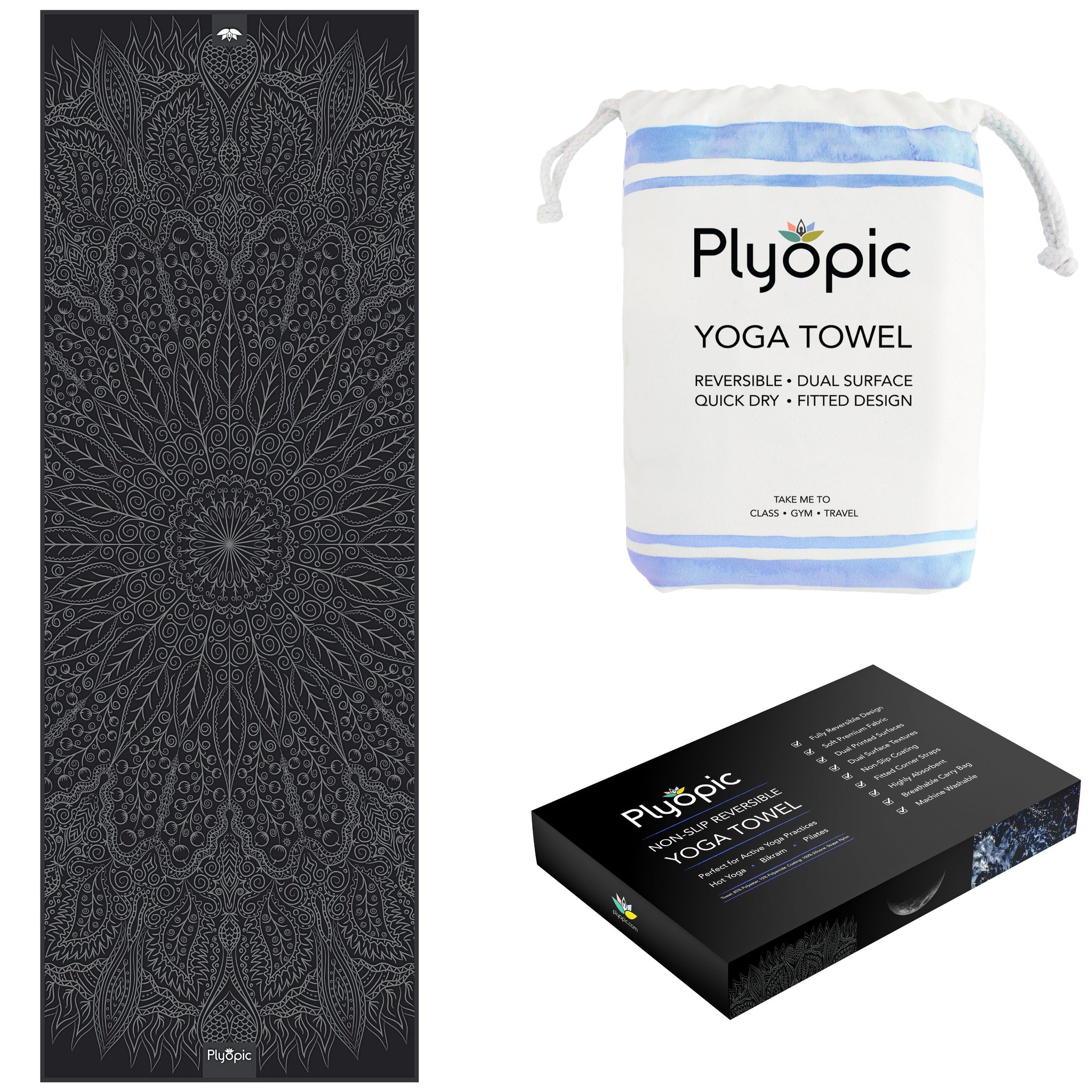 Yoga Mat Towel - Mandala - Plyopic