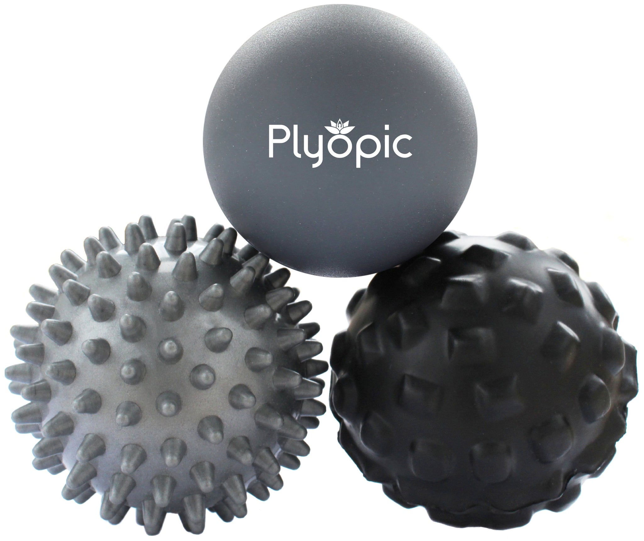Plyopic-Plyopic Massage Ball Set With Spiky Ball Smooth Ball and Trigger Ball