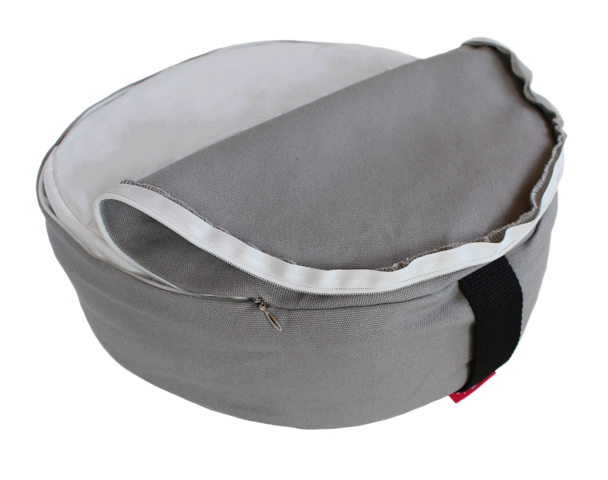 Plyopic-Zafu Meditation Cushion (Grey)-Meditation Cushion With Removable Washable Cover